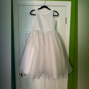 First communion dress can also be worn as a flower girl dress